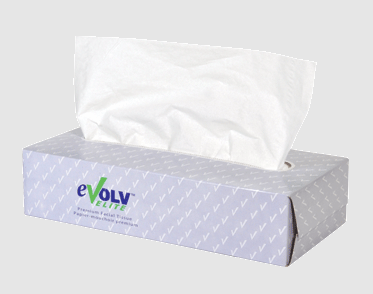 EVOLV 2-PLY FACIAL TISSUE 100SH